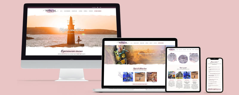 Página Web Profesional Traveling Soul