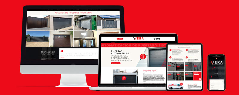 Página Web Puertas Vera