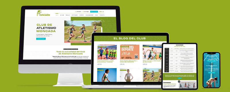 Pagina Web Club Atletisme Moncada