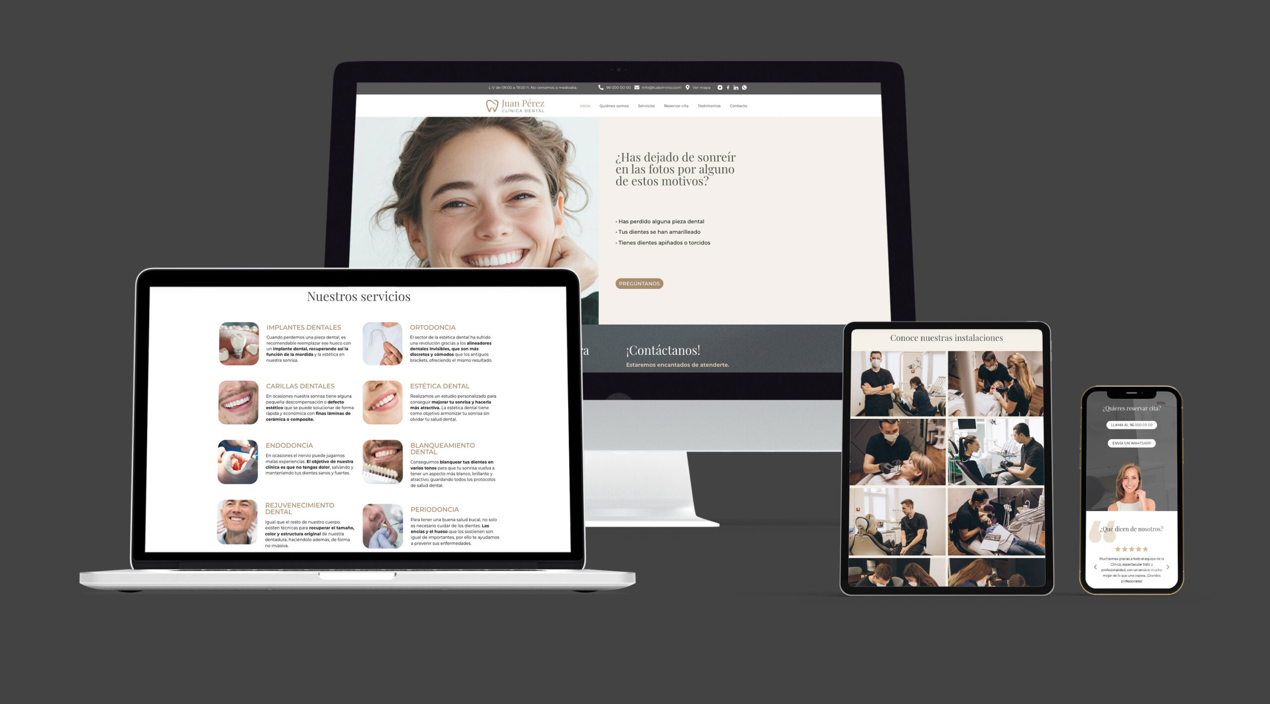 Página Web de Alquiler para clínica dental