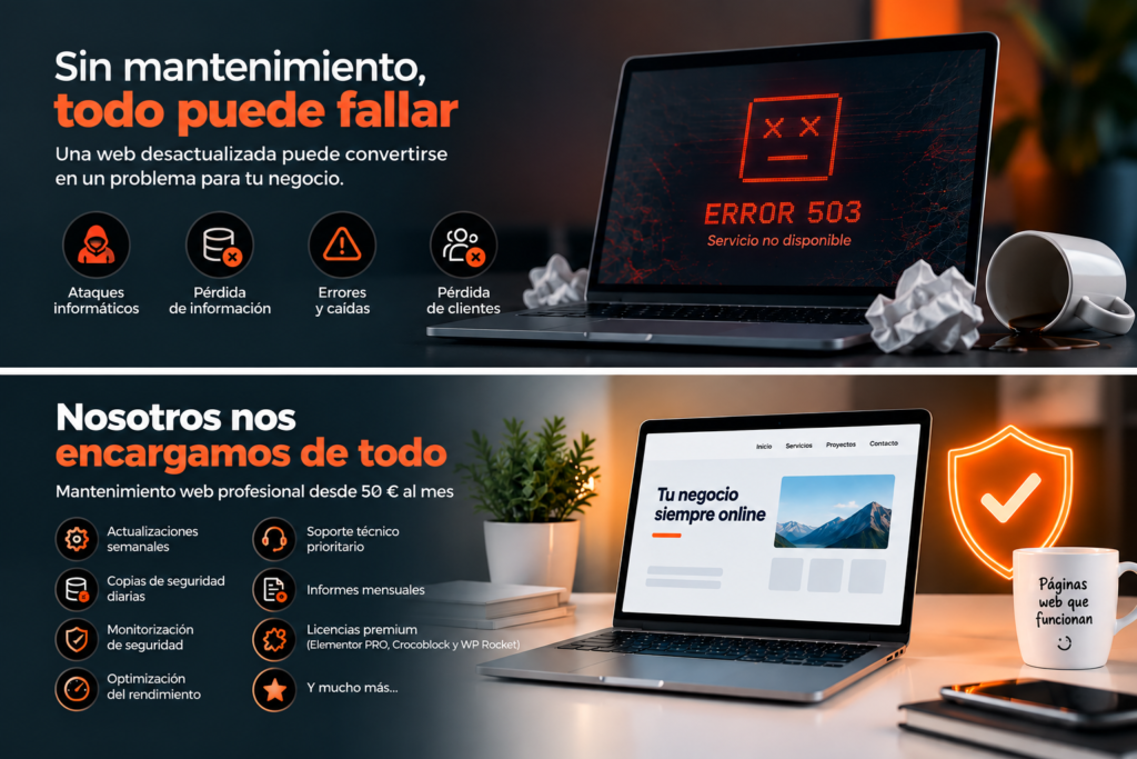 Mantenimiento web en Valencia